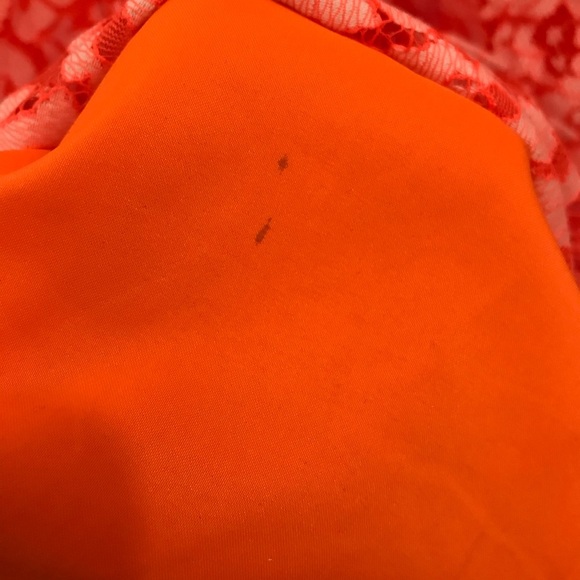 Madewell Lace Blossom Dress 4 orange white summer - Picture 8 of 9